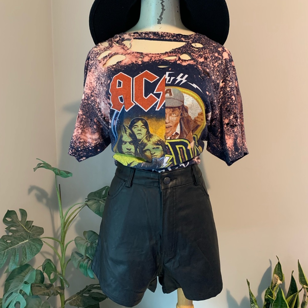 Pleather Shorts